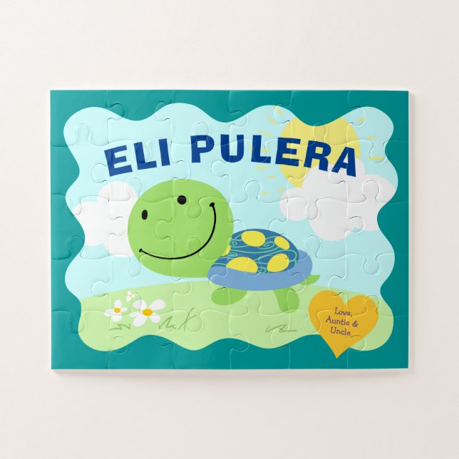 Baby Name Turtle Jigsaw Puzzle (Horizontal)