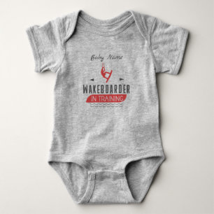 Baby Name Wakeboarder In Training Wakeboarding Bodysuit