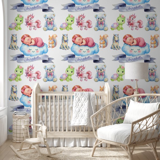  Baby Name Wallpaper Sleeping Baby  Animals Pastel (Kids)
