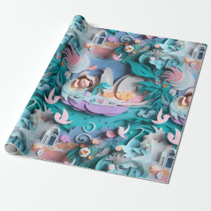 Baby, New Born Pattern Wrapping Paper