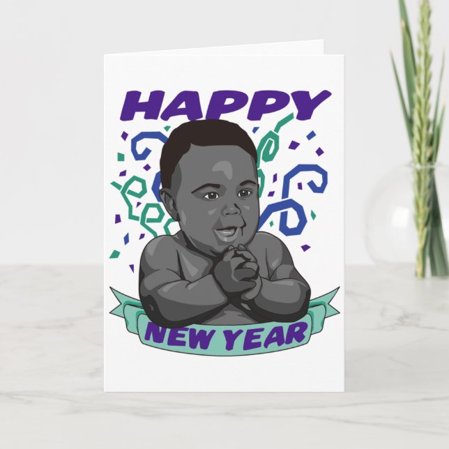 Baby New Year card (Front)