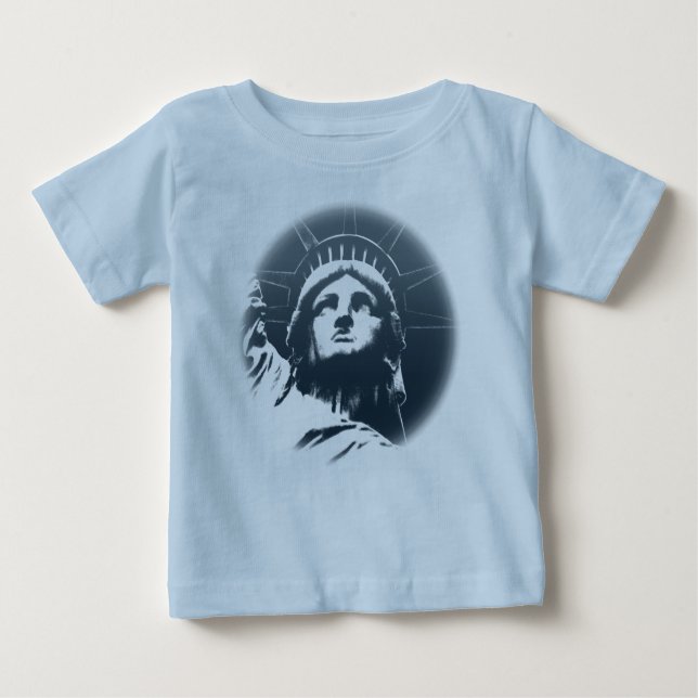 Baby New York Shirt NYC Statue of Liberty Souvenir (Front)