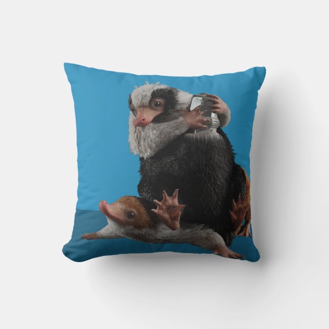 Baby Nifflers Find A Prize Cushion (Front)