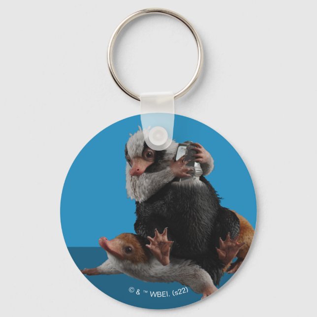 Baby Nifflers Find A Prize Key Ring (Front)