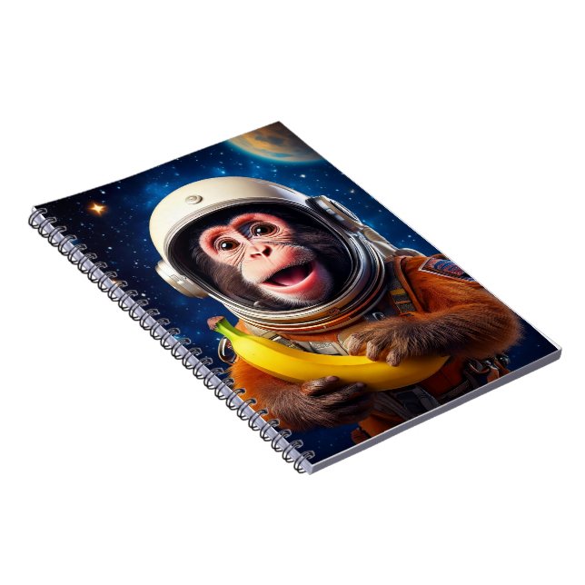 Baby notebook - Monkey in space (Right Side)