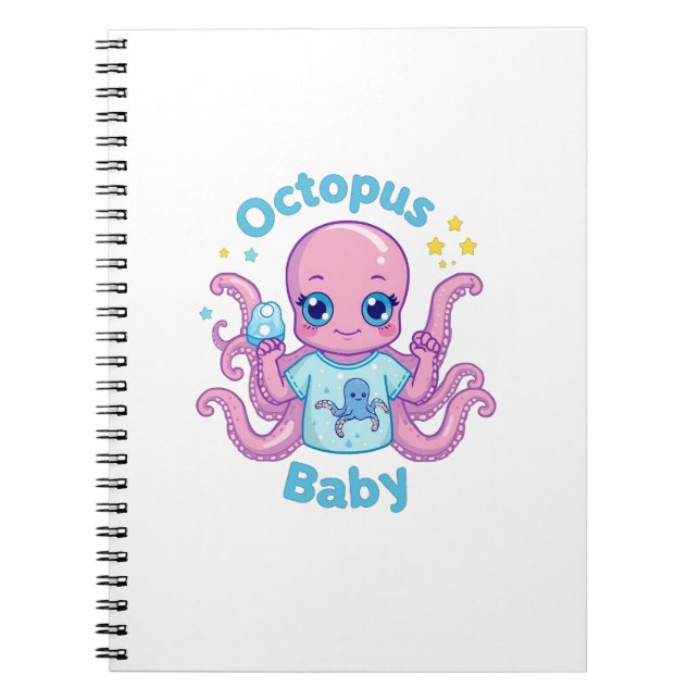 Baby notebook Octopus Baby  (Front)