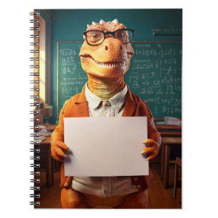 Baby notebook - Put your name - Teacher dinosaur