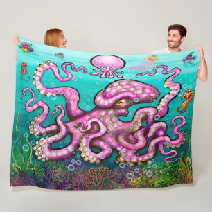 Baby Octopus Fleece Blanket
