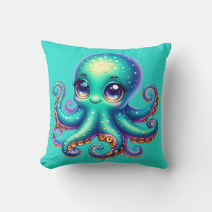 "Baby Octopus Ocean Fun" Cushion