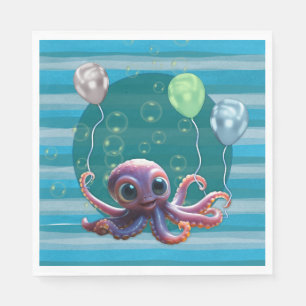 Baby Octopus Paper Napkins