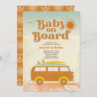 Baby on board Baby Shower  Invitation