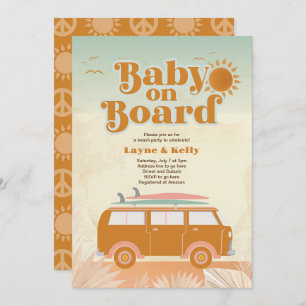 Baby on Board Baby Shower Invitation