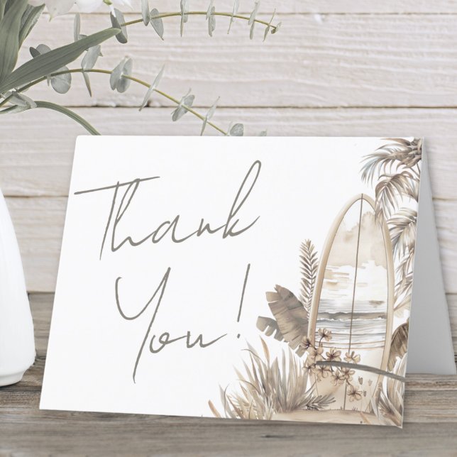Baby On Board Baby Shower Thank You Card (Baby On Board Baby Shower Thank You Card)