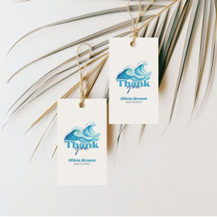 Baby on Board Baby Shower Thank You Gift Tags