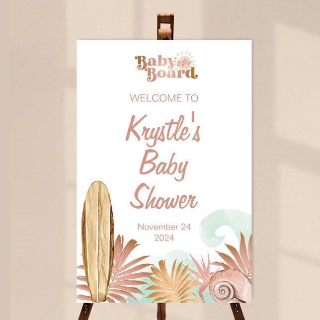 Baby on Board Baby Shower Welcome Sign (Creator Uploaded)
