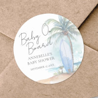 Baby On Board Beach Baby Shower