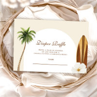 Baby on Board Beach Baby Shower Diapper Raffle