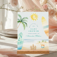 Baby on Board Beach Surf Baby Shower
