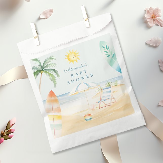 Baby on Board Beach Surf Baby Shower Favour Bag (Creator Uploaded)