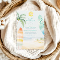 Baby on Board Beach Surf Baby Shower