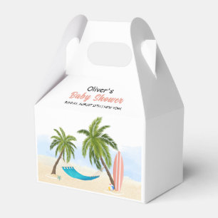 Baby On Board Beach Surfing Baby Shower Favour Box