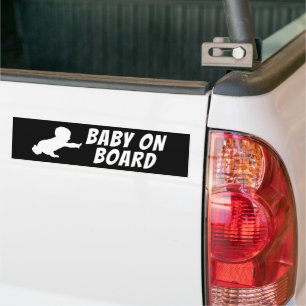 BABY ON BOARD BUMPER STICKER