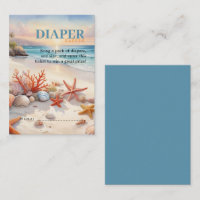 Baby on Board Coastal Beach Baby Shower invitation