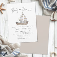 Baby On Board Nautical Baby Shower