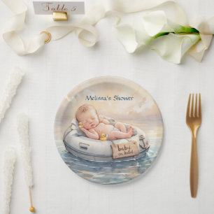 Baby on Board Shower  Paper Plate