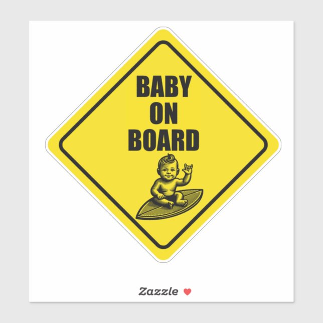 Baby On Board Sticker (Sheet)