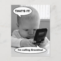 Baby on Cell Phone