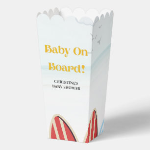 Baby on on board beach baby shower thank you  favour box