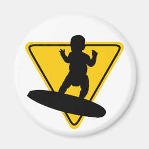Baby on (Surf) Board Magnet