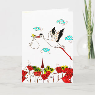 Baby on the way card