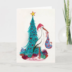 Baby on the Way Holiday Card