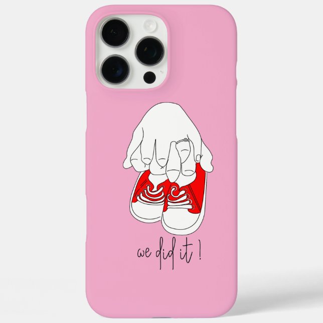 Baby on the way iPhone / iPad case (Back)