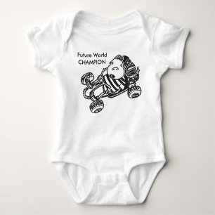 baby one piece creeper future world champion