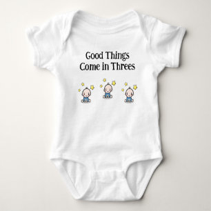 baby one piece for triplets, triplets gift idea,  baby bodysuit
