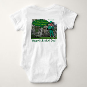 baby one piece. Happy St. Patrick's Day. irish s Bodysuit