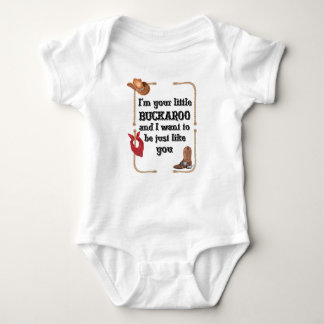 Baby one piece tee - I’m your little buckaroo