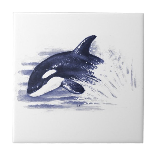 Baby Orca Jump Tile (Front)