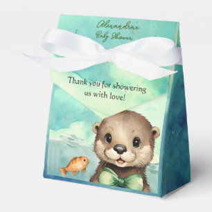 Baby Otter Baby Shower Gender Neutral Favour Box