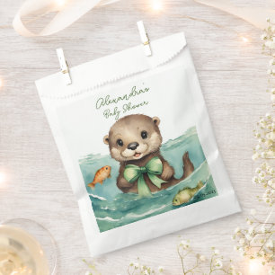 Baby Otter Gender Neutral Baby Shower Favour Bag