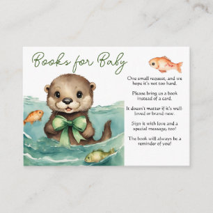 Baby Otter Gender Neutral Books for Baby  Enclosure Card