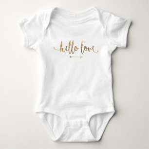 BABY OUTFIT ONSIE   Boho Gold Arrow Modern Chic Baby Bodysuit