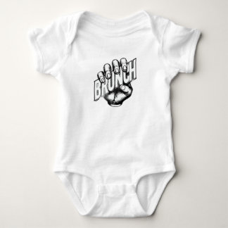 Baby Outfit with Bold "BRUNCH" Graphic Bodysuit