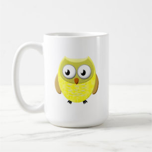 Baby Owl Cartoon  Coffee Mug