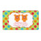 Baby Owl Clothes Twins Baby Shower Address Label