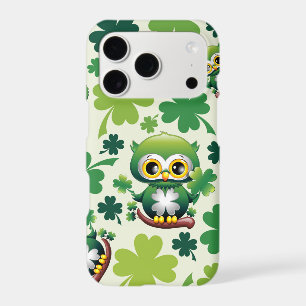 Baby Owl Cute St Patrick Cartoon