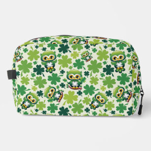 Baby Owl Cute St Patrick Cartoon Dopp Kit